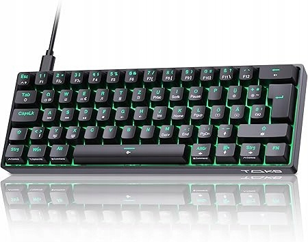 Klawiatura mechaniczna gamingowa TMKB T61SE- DE wersja Niemiecka