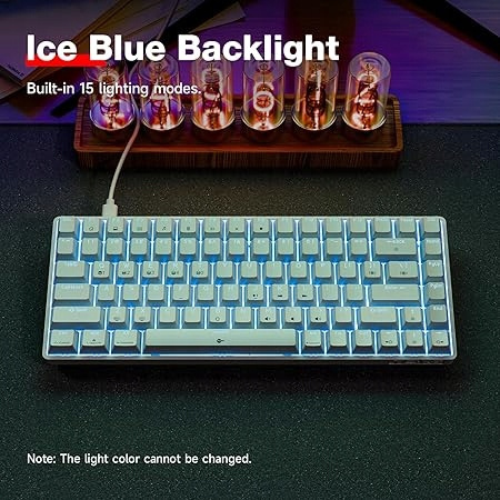 Klawiatura mechaniczna gamingowa TMKB T84SE Red switch biała Klawiatura mechaniczna gamingowa TMKB T84SE Red switch biała