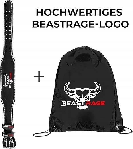 BEAST RAGE Pas kulturystyczny siłownia trening regulowany L