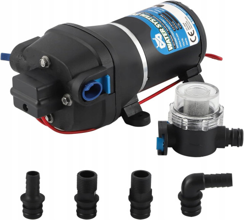 Automatyczna pompa wodna Mxmoonant 12,5 l/min, 12 V Automatyczna pompa wodna Mxmoonant 12,5 l/min, 12 V