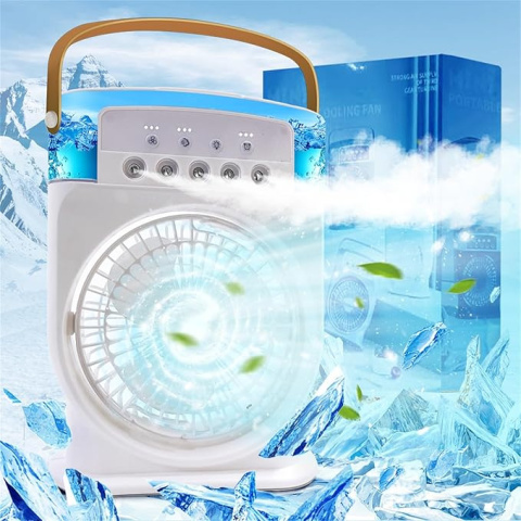 Wentylator mini przenośny klimatyzator 4w1