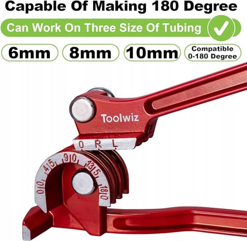 Giętarka ręczna TOOLWIZ 6-10 mm Giętarka ręczna TOOLWIZ 6-10 mm