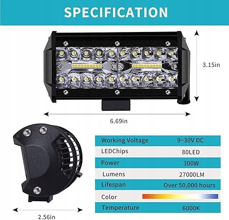 KRAUMI 2 REFLEKTORY POBOCZE LED 240W IP67 KRAUMI 2 REFLEKTORY POBOCZE LED 240W IP67