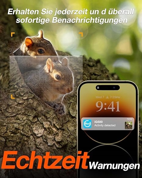 Kamera solarna IZEEKER iG500 fotopułapka 4G LTE karta SD widok 360° HD