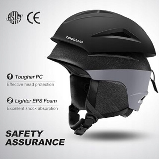 Kask Narciarski z Goglami Sportowy ODOLAND 57-59cm Rozmiar M