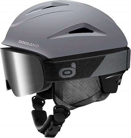 Kask Narciarski z Goglami Sportowy ODOLAND 57-59cm Rozmiar M