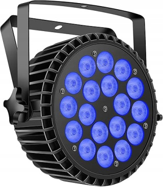 Oświetlenie sceniczne LED, U'King 10Wx18 RGBW