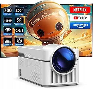 PROJEKTOR LED MAGCUBIC HY450 4K 1080P ANDROID TV WIFI BT GŁOŚNIK 700ANSI