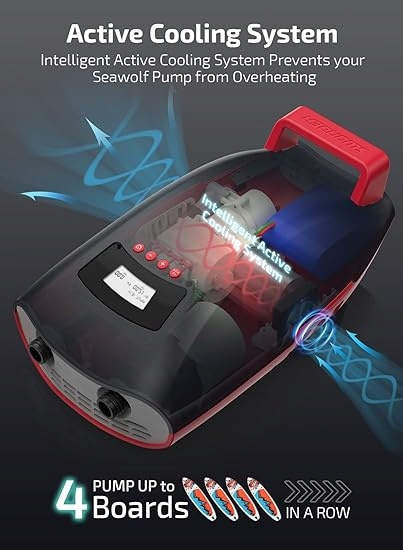 Pompka do deski Swonder Seawolf wysokociśnieniowa pompa powietrza Pompka do deski Swonder Seawolf wysokociśnieniowa pompa powietrza