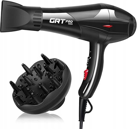 Suszarka do włosów GTR PRO 8800, 2400 W JONIZUJĄCA + KOŃCÓWKI FIOLET