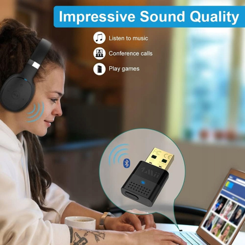 Transmiter nadajnik audio Bluetooth 5.0 USB 1Mii
