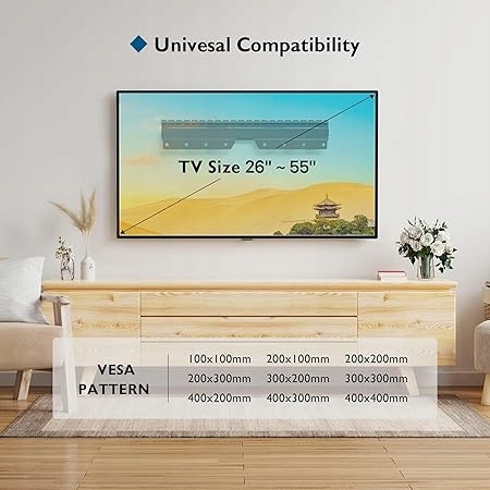 Uchwyt Ścienny do Telewizora 26-55 Cal Maksymalne Obciążenie 50 kg