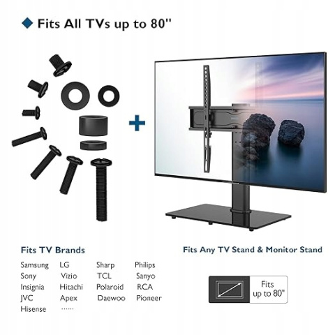 Uniwersalny zestaw śrub VESA do telewizorów do 80 cali, M4 M5 M6 M8 BONTEC Uniwersalny zestaw śrub VESA do telewizorów do 80 cali, M4 M5 M6 M8 BONTEC