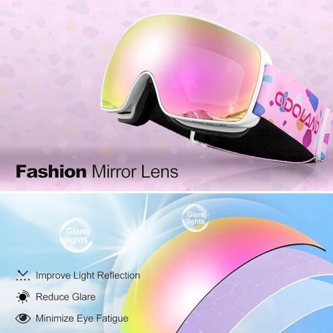 Gogle Narciarskie Odoland dla dzieci i nastolatków S2 Double Lens Anti-Fog